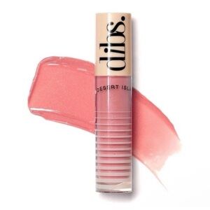 DIBS Go To Glossy Balm Lip Gloss Effortless Pink NWT NIB